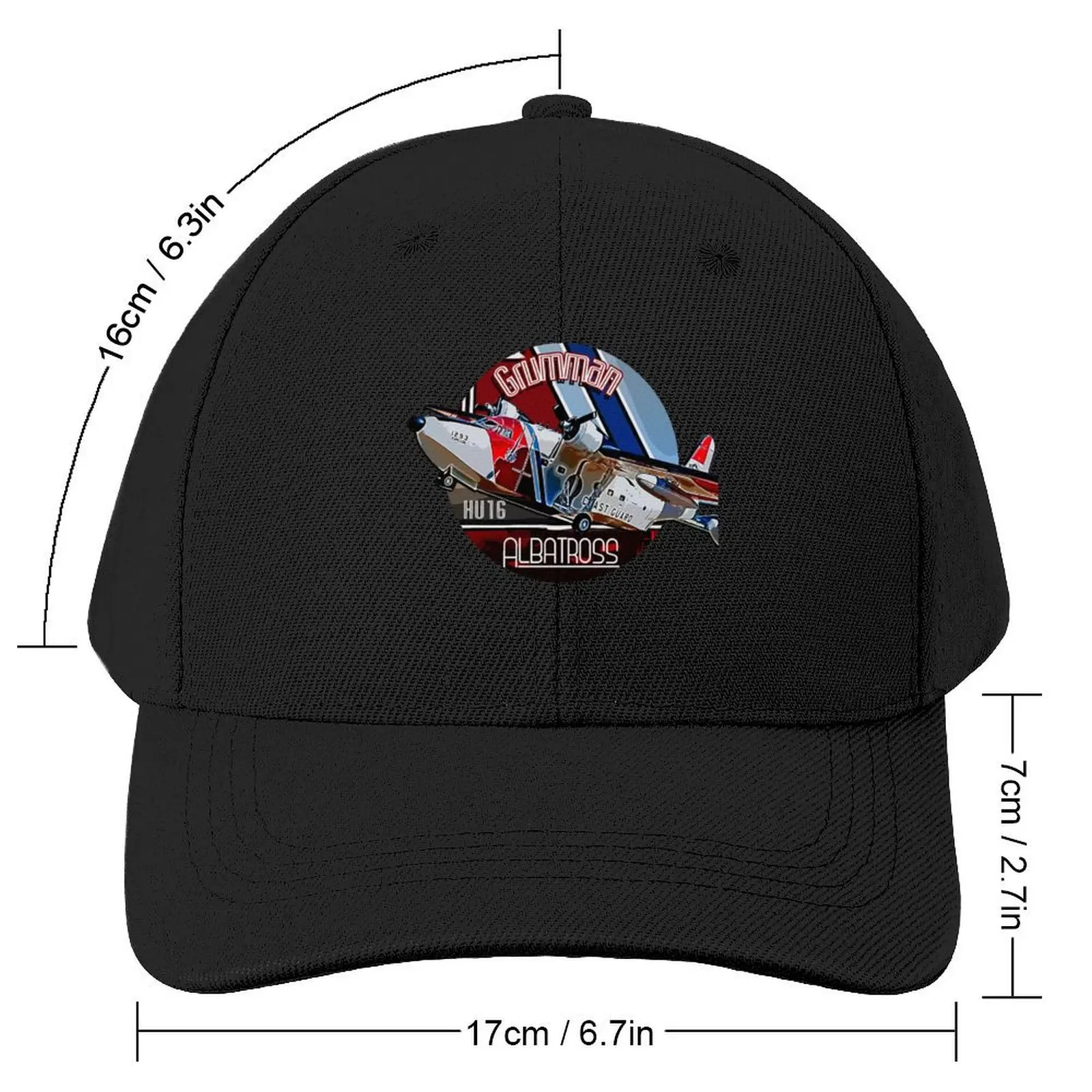 Grumman HU-16 Albatross Coast Guard Aircraft Baseball Cap Hat Beach Designer Hat Trucker Hats For Men Women's