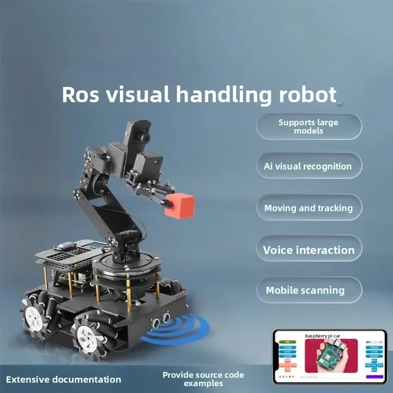 Smart car, programmed smart robotic arm, handling robot supports large models