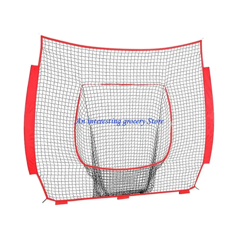 

652d 7x7ft Baseball Practice Net Nylon Baseball Netsemptication для внутренних наружных настройки.