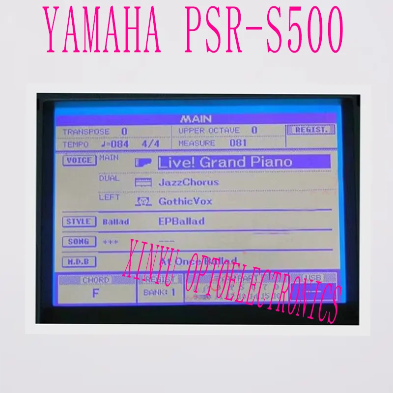 Moduł wyświetlacza LCD kompatybilny z Ya-ma-ha PSR-S500 S550 PSR-S650 PSR-S670 DGX520 DGX620 YPG625 DGX630 DGX640 — zdjęcie produktu 4
