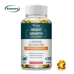 Height Growth Supplements - with L-Arginine, Calcium, Vitamin D3 - Promote Bone Growth and Enhance Bone Strength