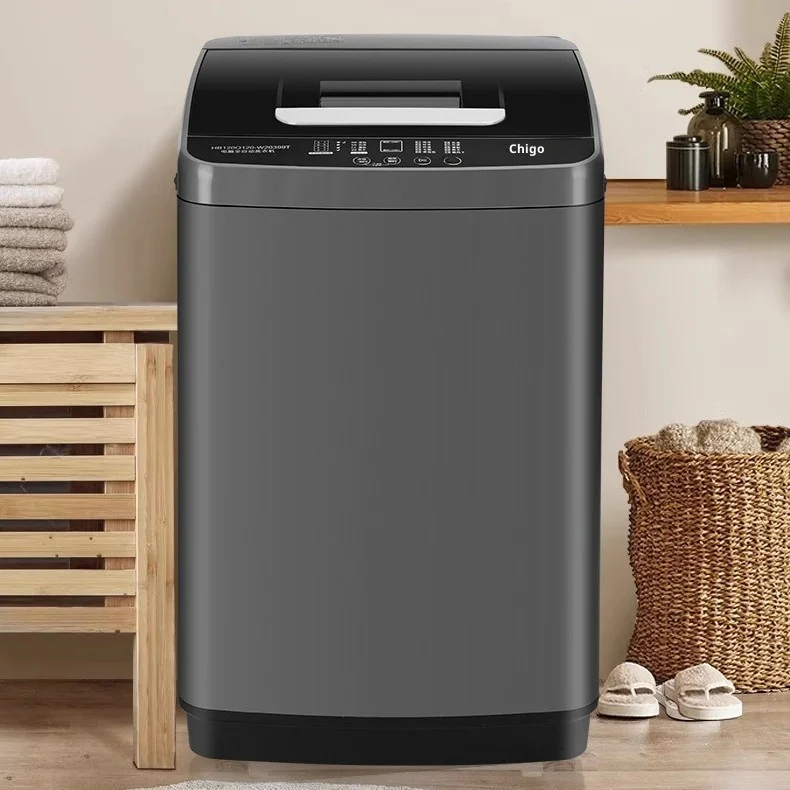 Electric All-In-One Washer/Dryer Automatic Washing Machine with Wave Wheel 7-8kg Capacity Household Use