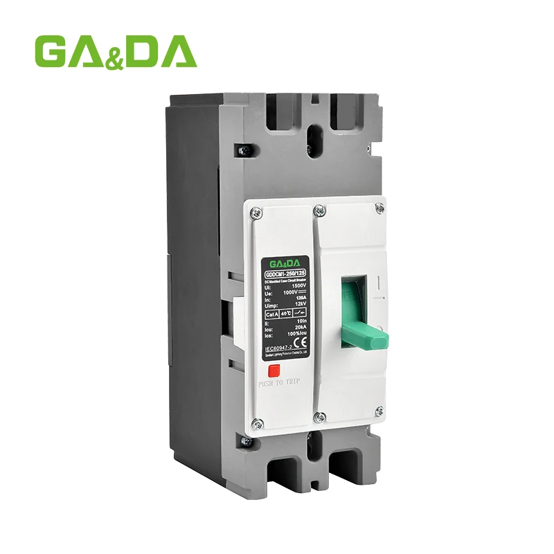 Electric Molded case Circuit Breaker 125-250A 1500V AC DC PV Solar MCCB