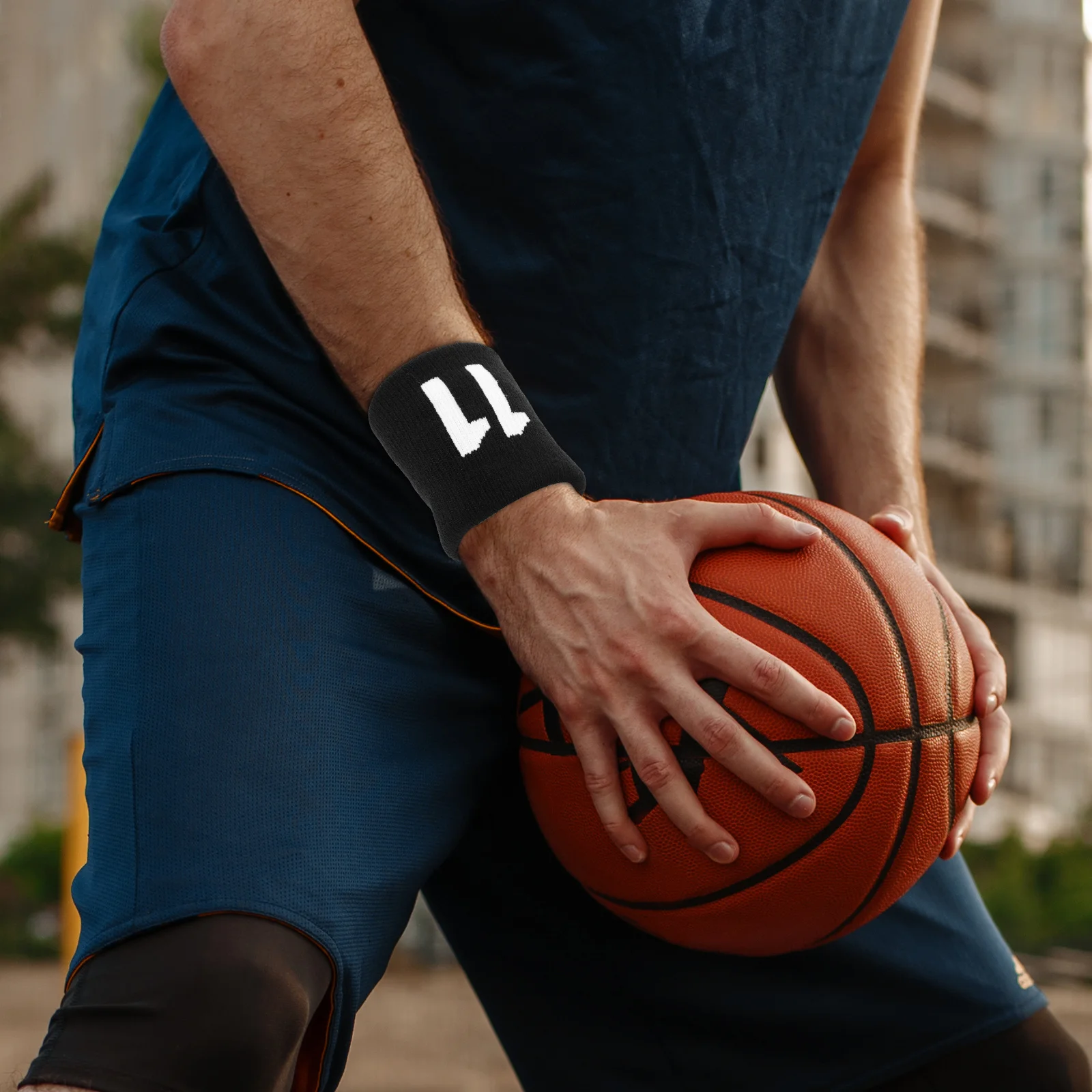 

1 Pair Elastic Cotton Wrist Support Breathable Sweatband For Sports Tennis Yoga Workout Wrist Protection Cover Stretchy