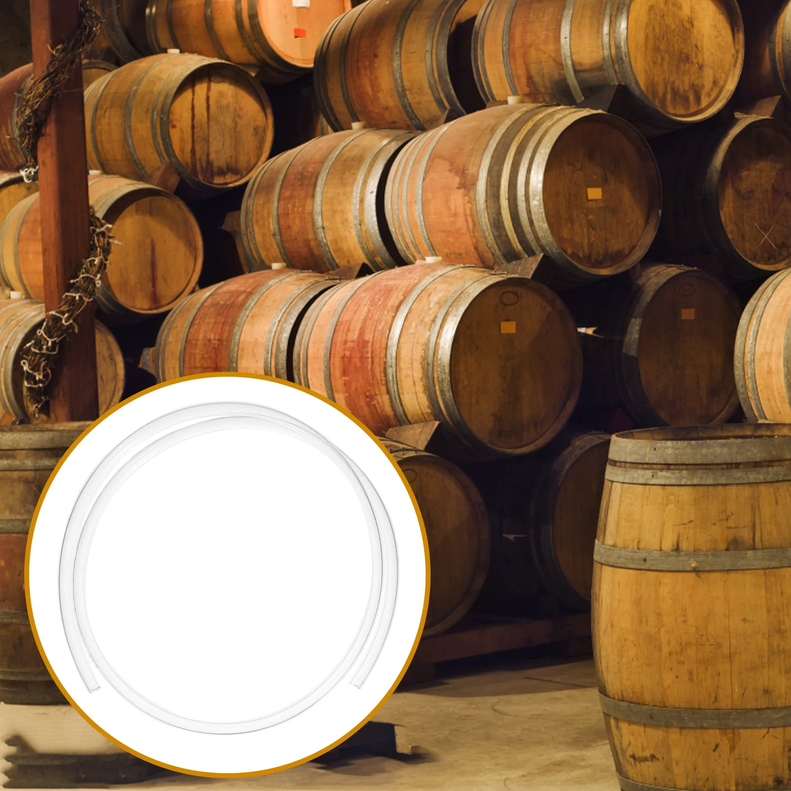 

Beer Line Flexible Transparent Draft Tubing Smooth Discharge for Brewing Dispensing Replacement Line Kegerator Lines