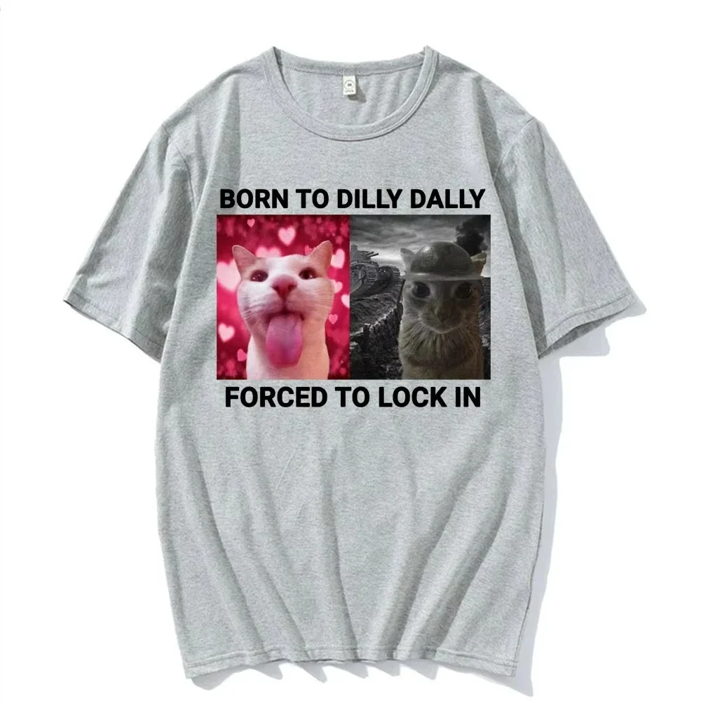 The Latest Interesting Cotton T-shirt for Summer 2026 Is Breathable, Comfortable and Loose, Fashion Trend Couple's Street Wear.
