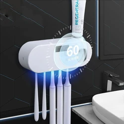 Zai Xiao New Toothbrush UV Sterilizer Toothpaste Squeezer 2 in 1 UV Light Anti-bacteria Toothbrush Bacteria Killing Sanitizing M