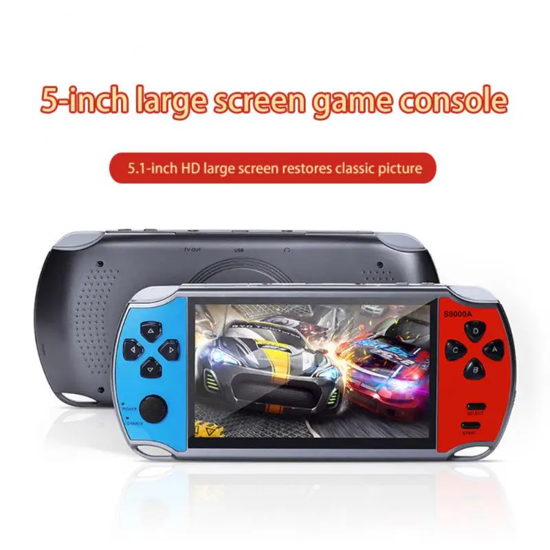 Linux System Retro Handheld Game Console 5.1-inch Screen Game Video Games Handheld Game Console 3D Rocker Children's Gift