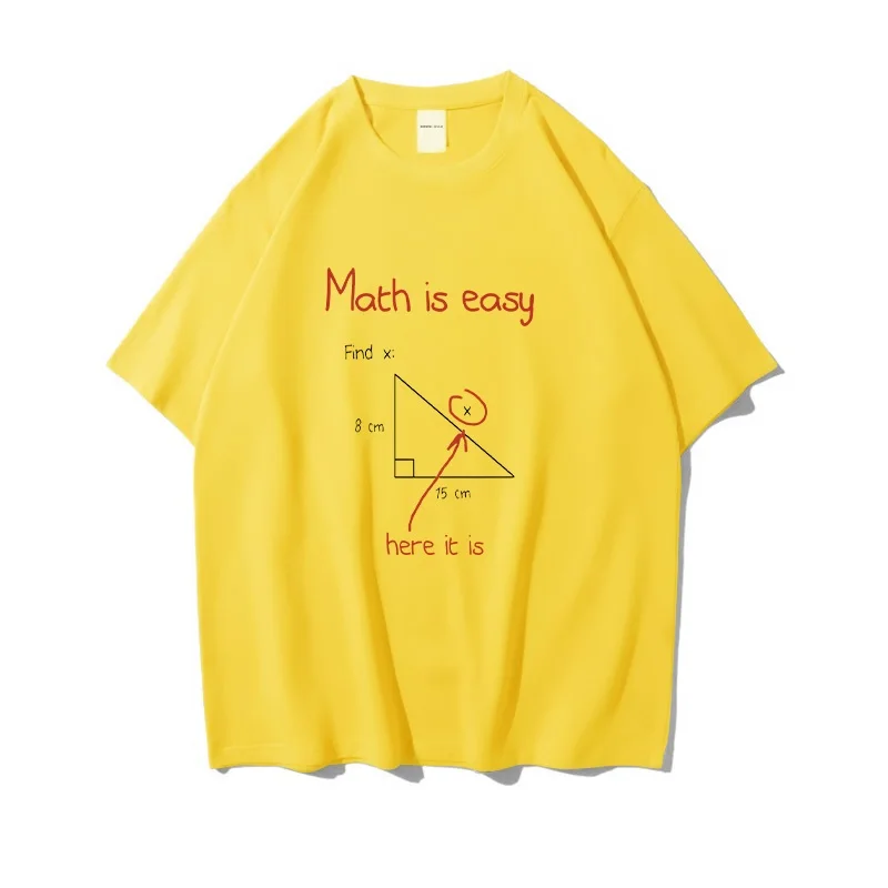 New creative Big Bang Mathematical Formula Printing Unisex Cotton Short Sleeve T-shirt