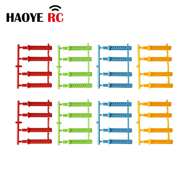 

Модель автомобиля Haoye, пластиковая удлинительная Колонка 1/10, универсальное использование/удлинительная колонка, набор из 8 шт. аксессуаров для радиоуправляемых автомобилей
