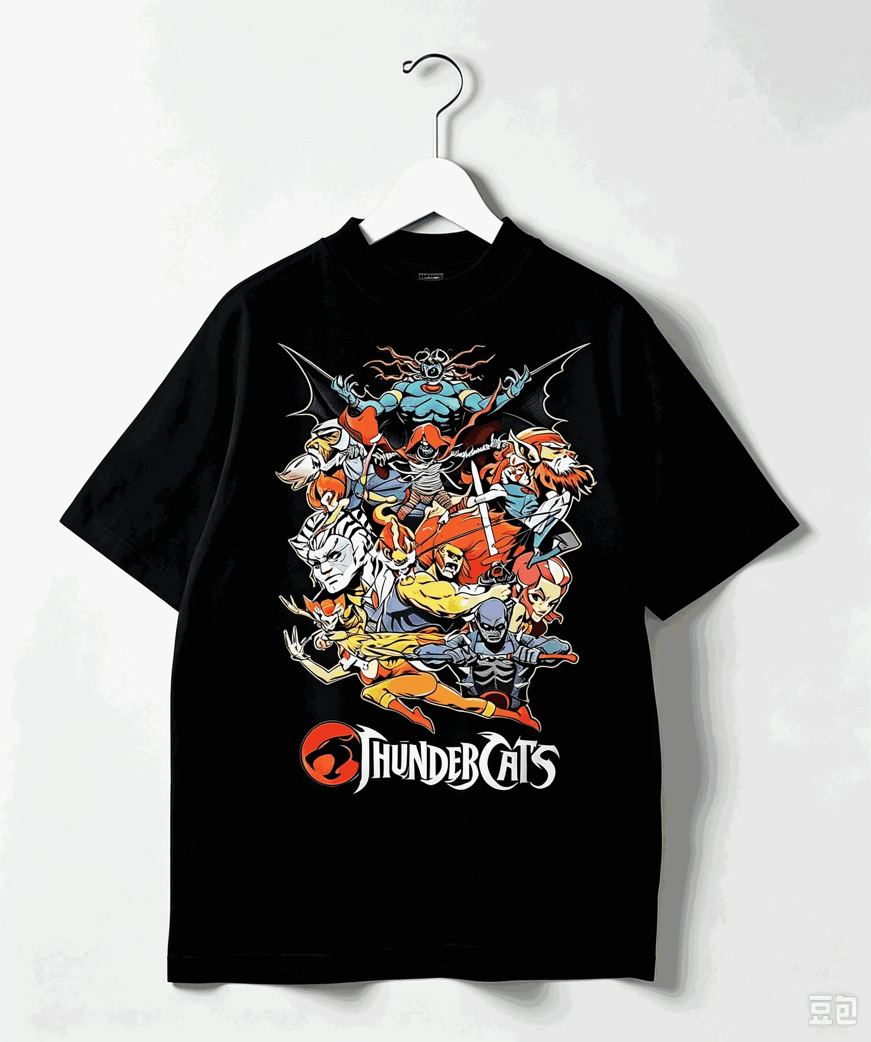 Dungeons & Dragons Printed Cotton Neutral O-Neck Short Sleeve Streetwear Trendy Cotton Oversized Unisex Vintage Loose Breathable