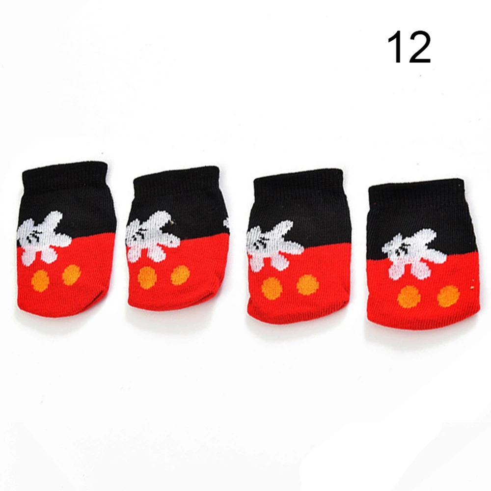 

4Pcs High Quality Cartoon Furniture Home Decor Table Foot Socks Knitting Sock Floor Protectors Chair Leg Covers