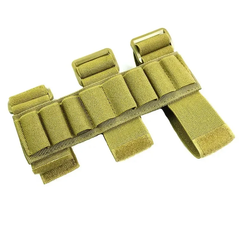 Outdoor hunting bullet magazine pouch 8-Round capacity, stock ammunition shell carrier bag for 12-gauge and 20-gauge shotguns view 6