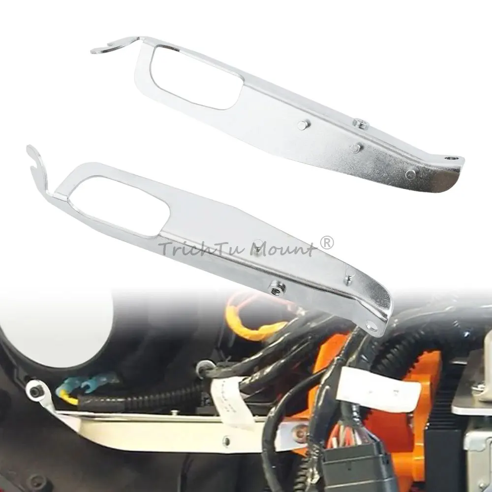 Motorcycle Inner Fairing Speaker Support Brackets Fit For Harley Touring Electra Street Glide FLHT FLHX FLHTCUTG 1996-2013