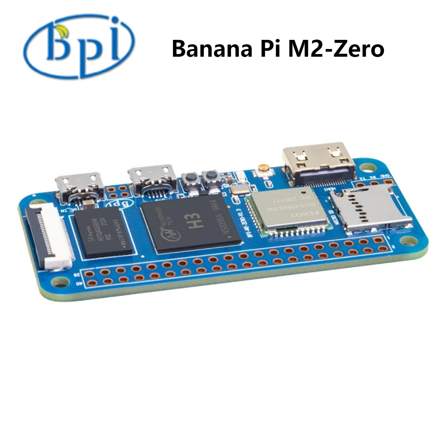 Imagem -04 - Banana pi m2 Placa de Desenvolvimento Zero Bpi-m2 Zero Allwinner h3 Quad-core Cortex-a7 512mb