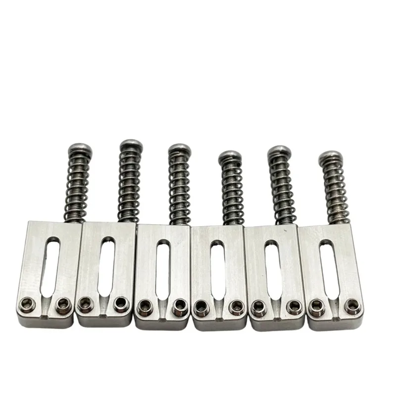 【SPECIAL】Upgraded Version Solid Stainless Steel For Stratocaster Or Guitar Bridge Saddles(6PCS)