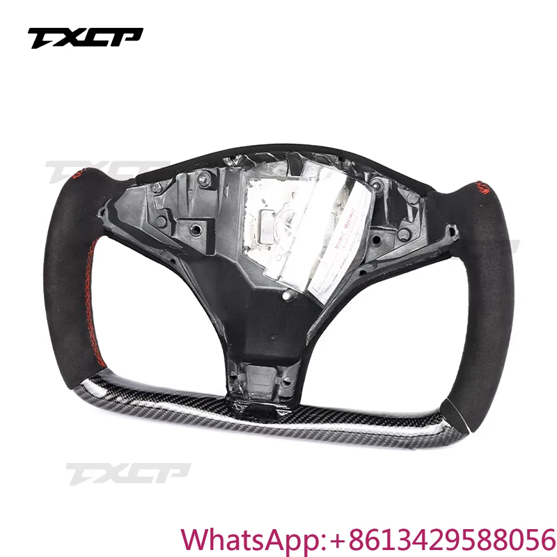 

Youke Carbon Steering Wheel Fit for Tesla Model S Model X 2017- 2019