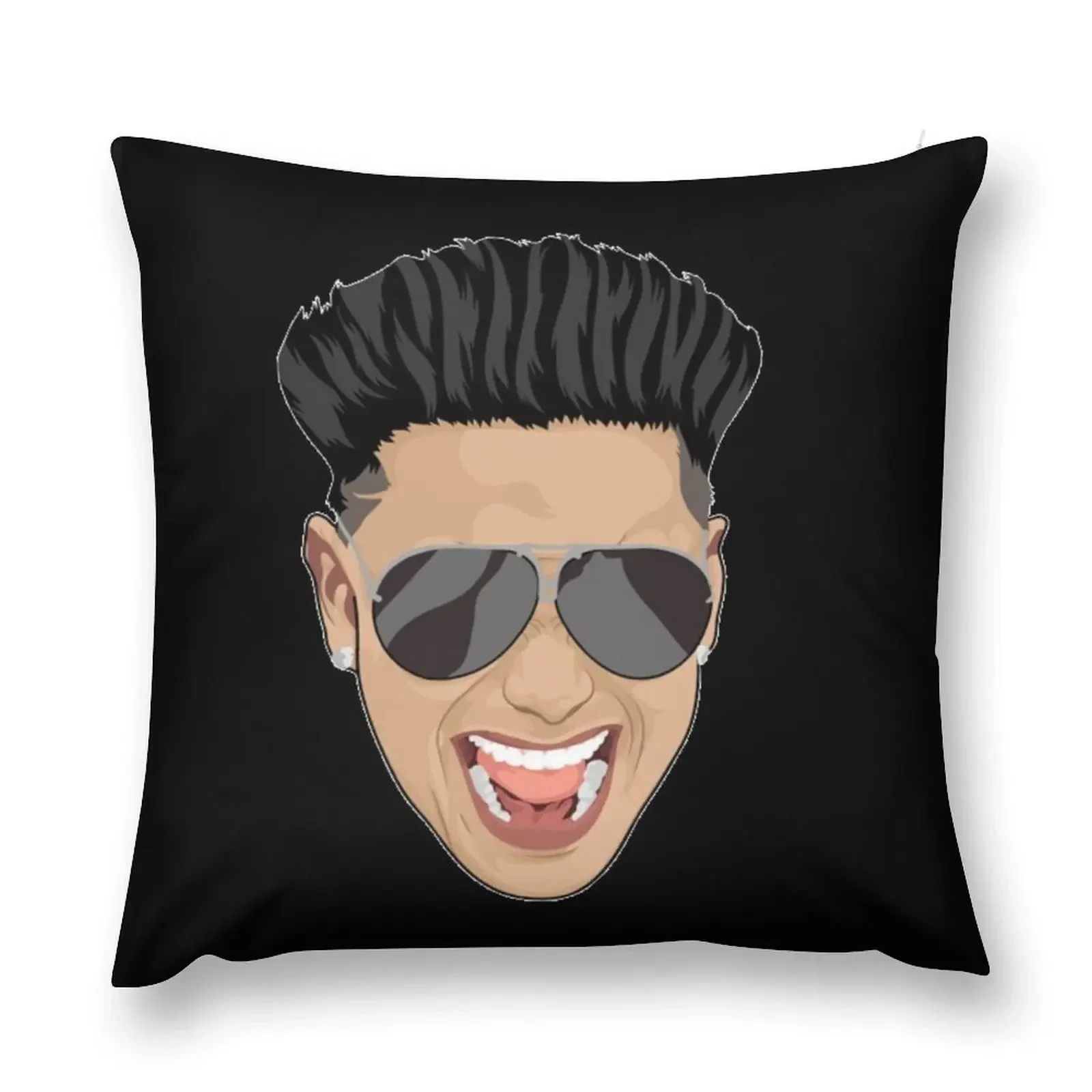 DJ Pauly D Jersey Shore face Throw Pillow Pillowcases For Pillows Sofa Cushions Pillowcase Cushion pillow