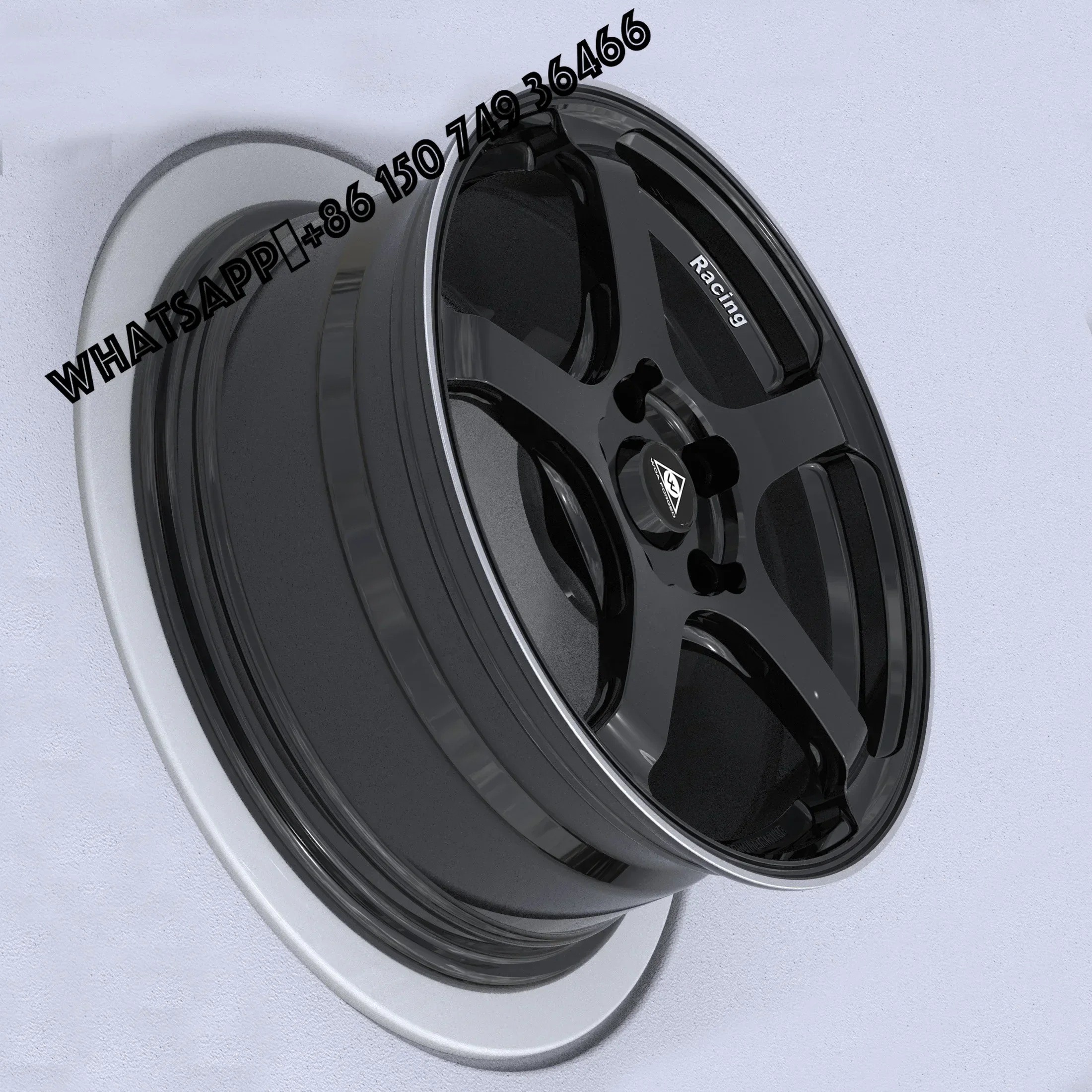 

6061-T6 Matte Black Forged Wheels Concave Staggered Alloy 5x112 18 19 20 21 22 Inch for ADVA Racing TC-4 Aluminum Customized