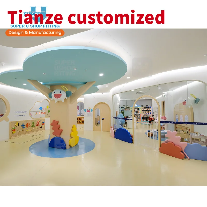 (customized)Custom Nursery Classroom Furniture Nursery School Furniture Wood Kindergarten Children Funny Daycare Furniture