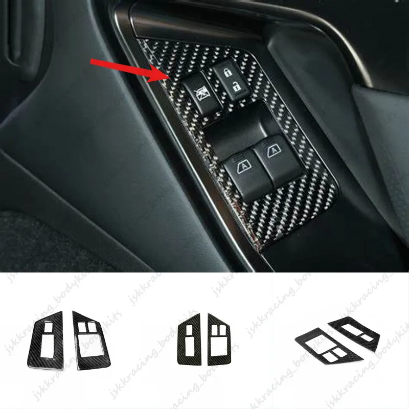 

For Nissan 08-16 (RHD) R35 GTR Window Switch Control Stick on Panel Carbon Fiber car BodyKits