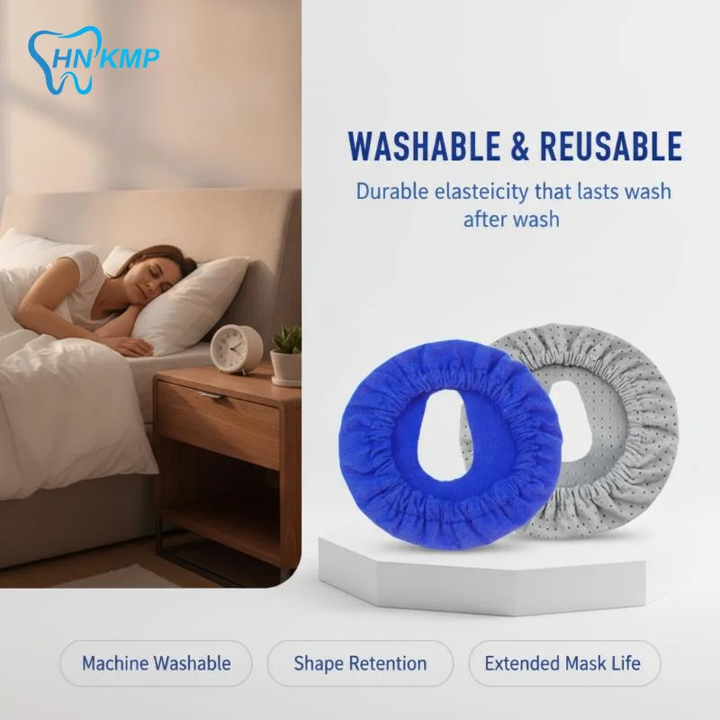 Reusable CPAP Nasal Mask Liners Comfortable Soft Full Face Mask Cushions One Size Fits All Breathable Fabric CPAP Mask Covers