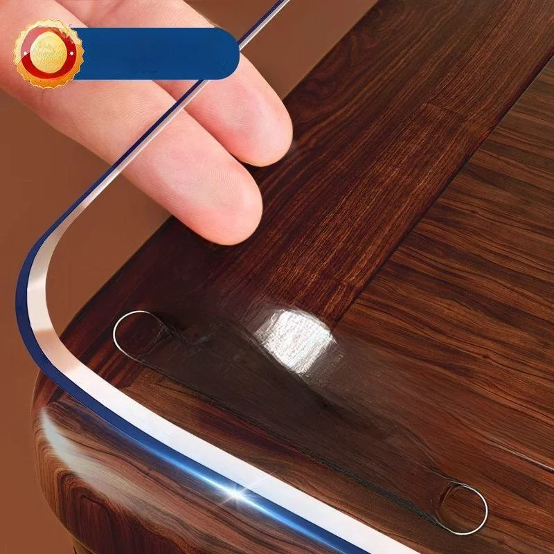 Odorl Pvc Environmental Protection Tablecloth Glass Heat Resistant Oil Proof Transparent Waterproof Food Ade Dining Tabl...-image