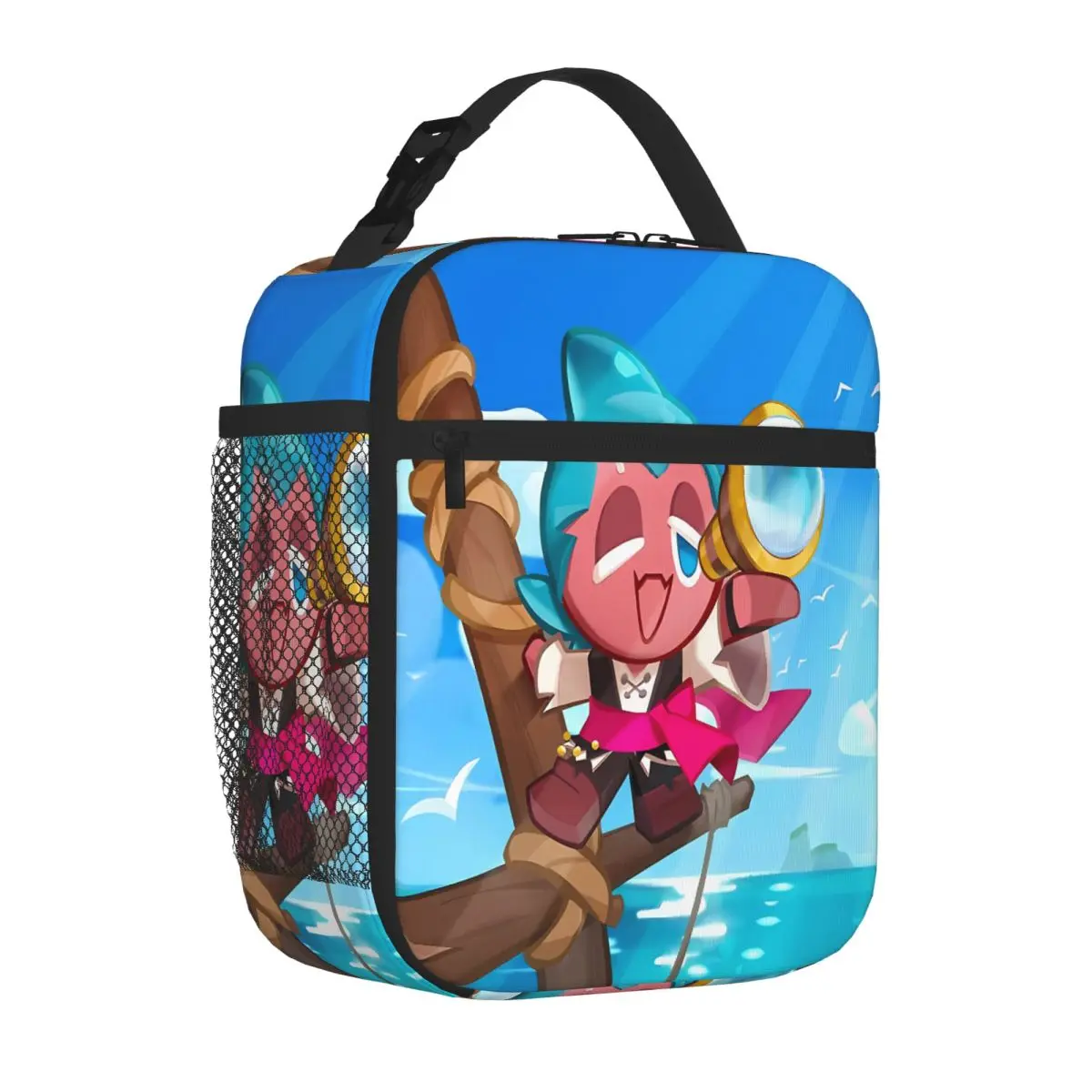 Bestselling Sorbet Shark Cookie Run (Kingdom) Rugged Lunch Carrier Office To-Go Waterproof Lunch Bag