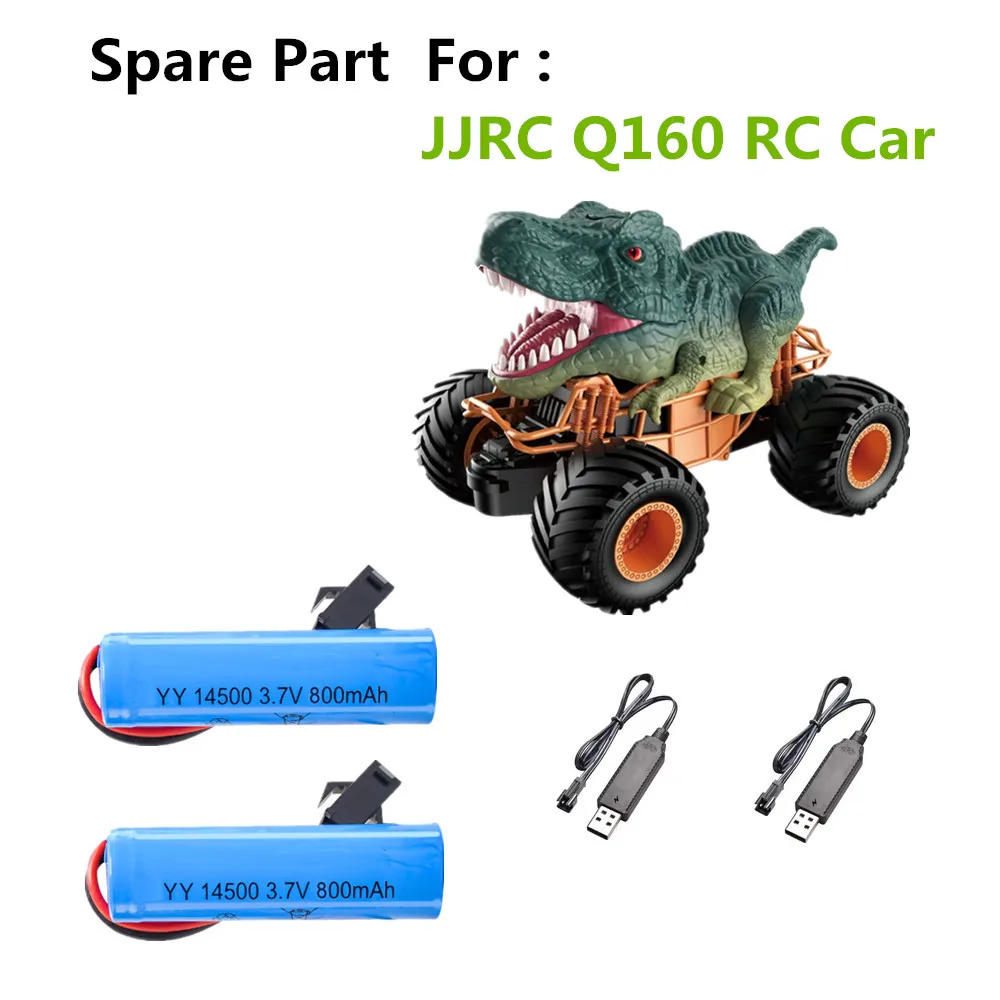 JJRC Q160 Parts Battery 3.7V 800mah SM-2P Plug / USB charging cable / Accessories Use For: JJRC Q160 RC Car ﻿