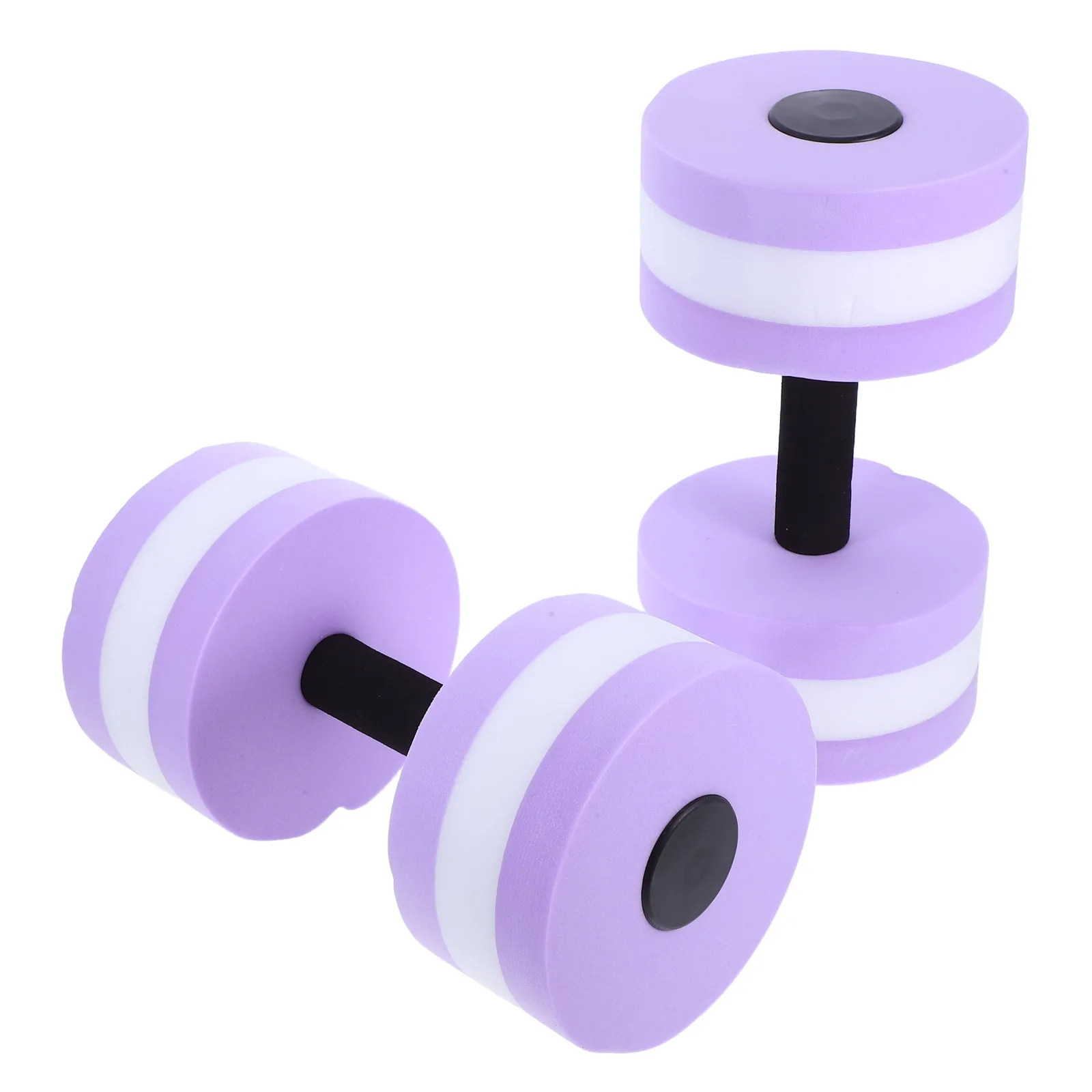 

2pcs Water Dumbbells Aqua Fitness Equipment Low Water Absorption EVA Foam Barbells for Pool Workout Resistance Weights