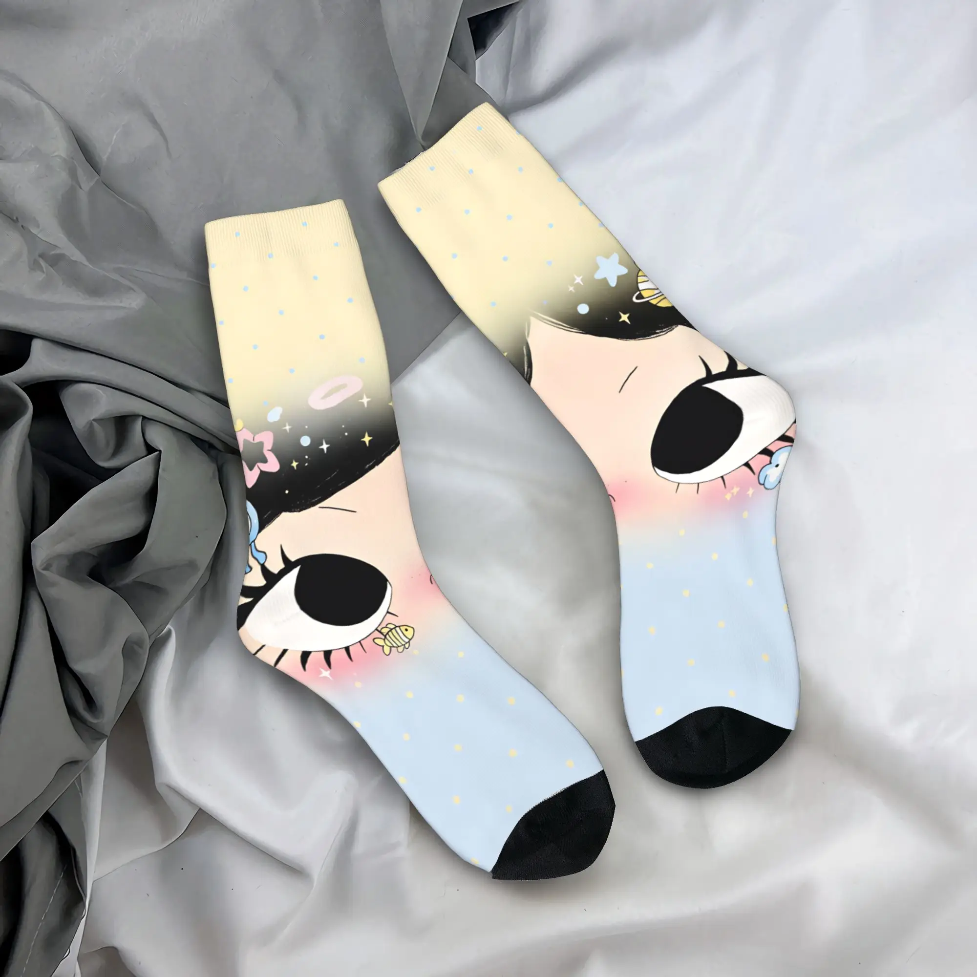 YuY Stockings Women Men  Socks High Quality Gothic Socks Winter Running Sports Anti Sweat Graphic Socks Birthday Present