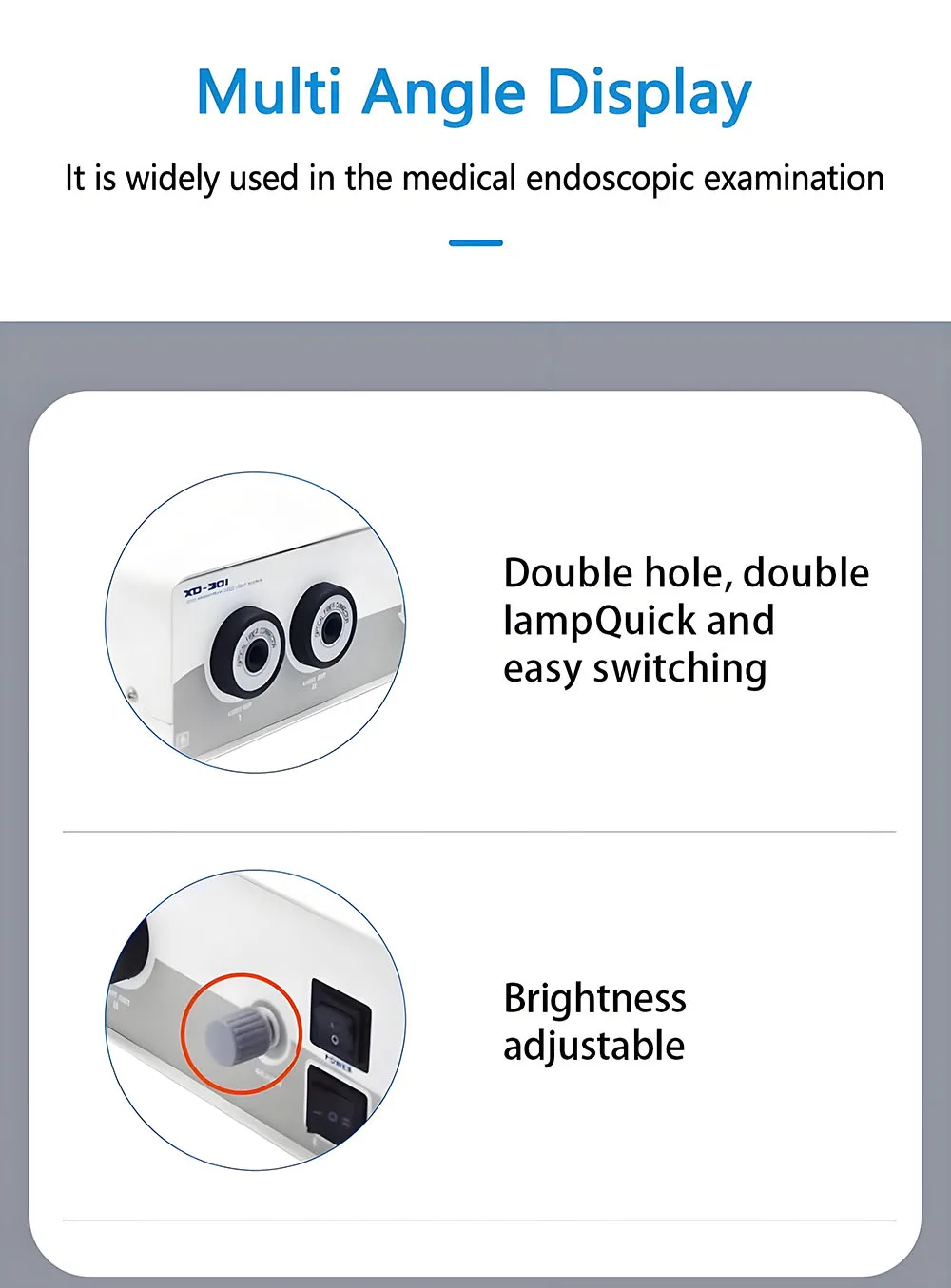 150W 250W Medical Halogen Cold Light source Endoscope Optics Microscope Laparoscopy Cystoscopy Light Source
