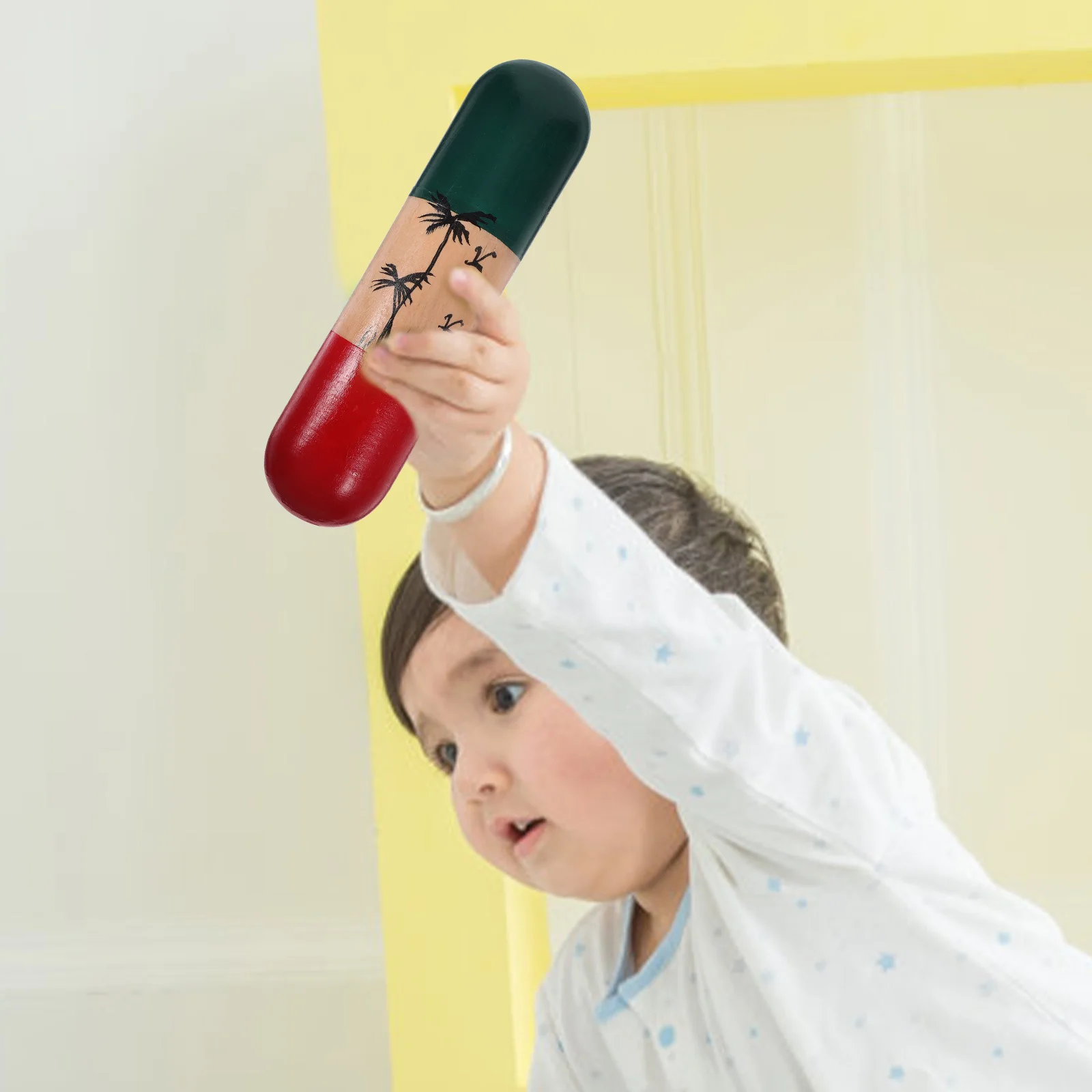 Strumento a percussione per bambini Suono di pioggia Giocattolo musicale Giocattolo educativo Giocattoli Bambini Tamburo Ricreazione Illuminazione casual