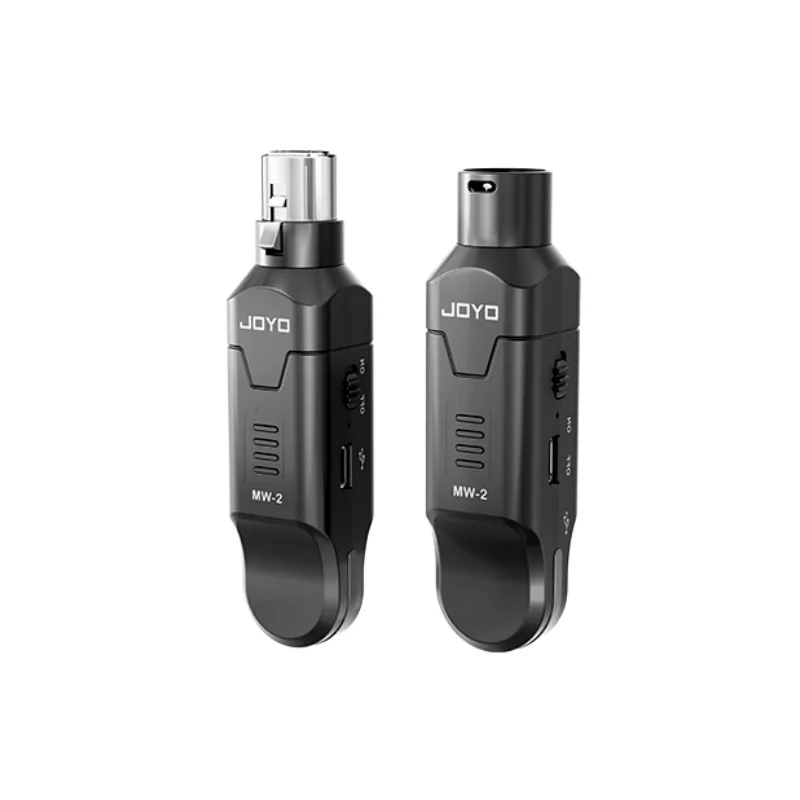 

JOYO MW-2 Wireless Microphone System 2.4GHz Auto Frequency Hopping Wireless Transmitter Receiver for Moving-coil & Condenser Mic