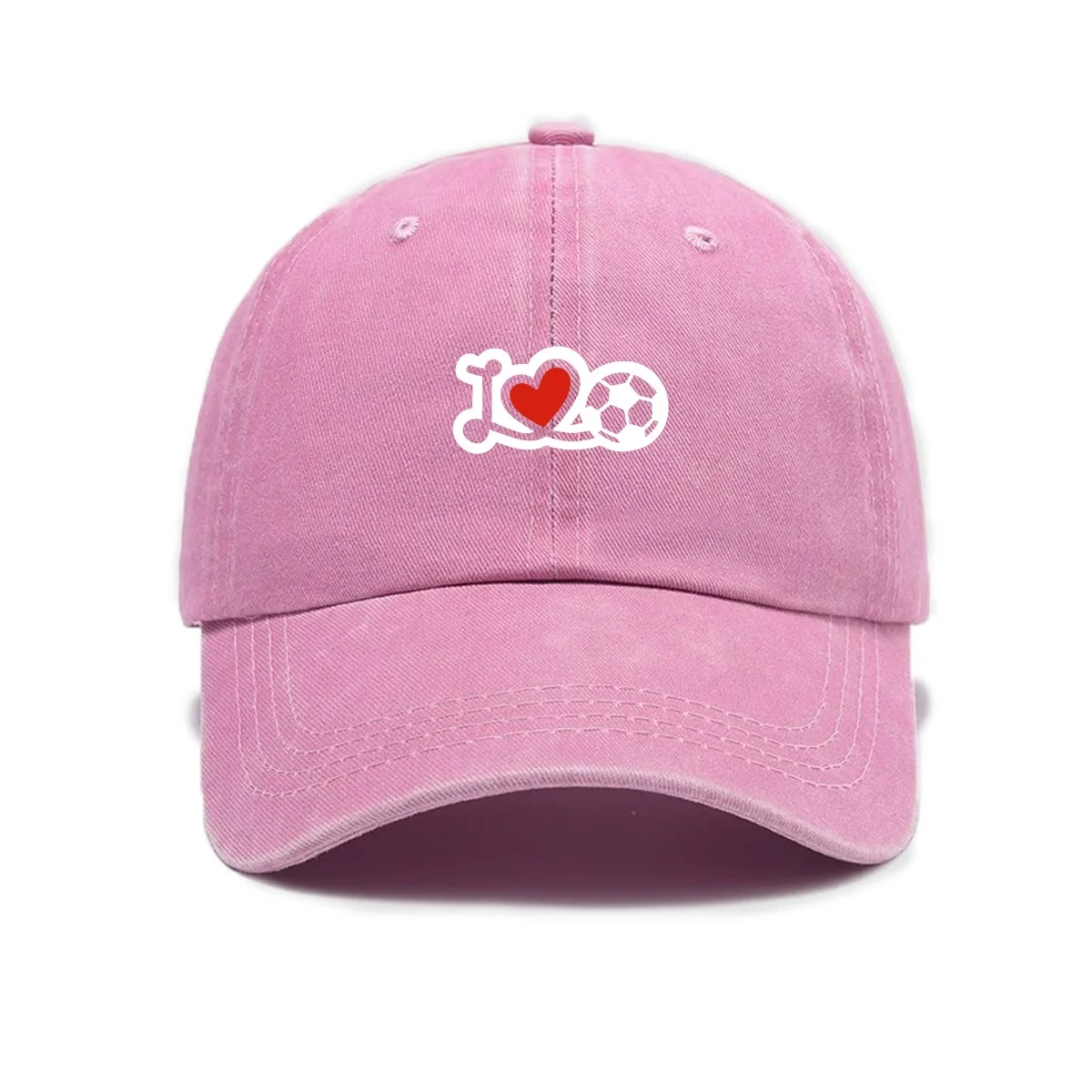1pc Soccer Print Baseball Cap for Watch The Game,Perfect for Outdoor Activities and Urban Adjustable,Catering To Football Fans