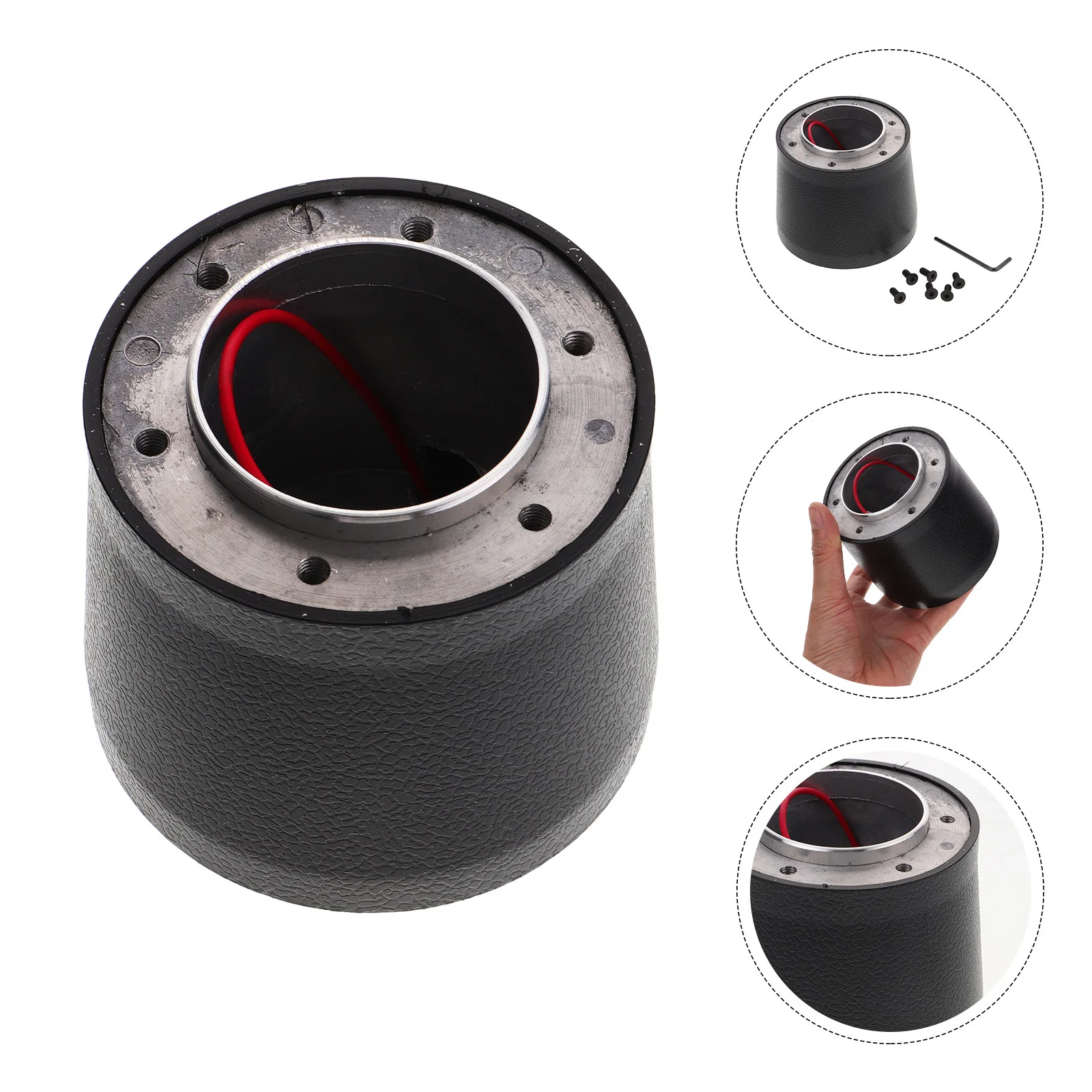 

Quick Release Hub Adapter Steering Wheel Base High Durability Aluminum Alloy ABS Steering Wheel Disconnect Tool Car Modification