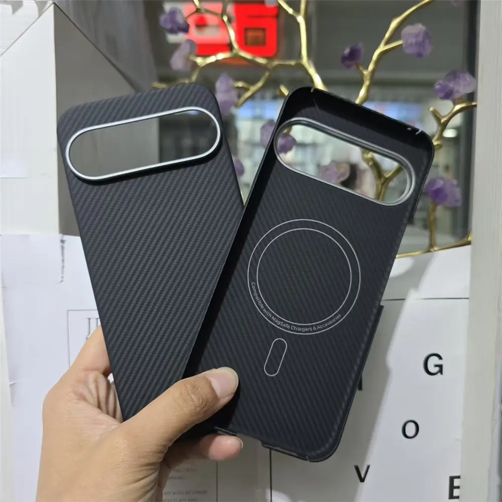 

Magnetic Genuine Aramid Carbon Fiber Slim Case For Google Pixel 10 Pro XL Magsafe Back Cover