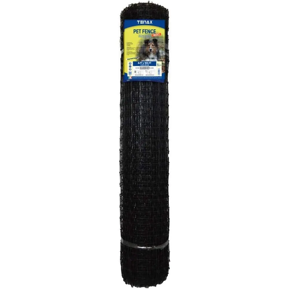 

2A140073 Pet ence Select Pet ence, Black, 4' x 100'