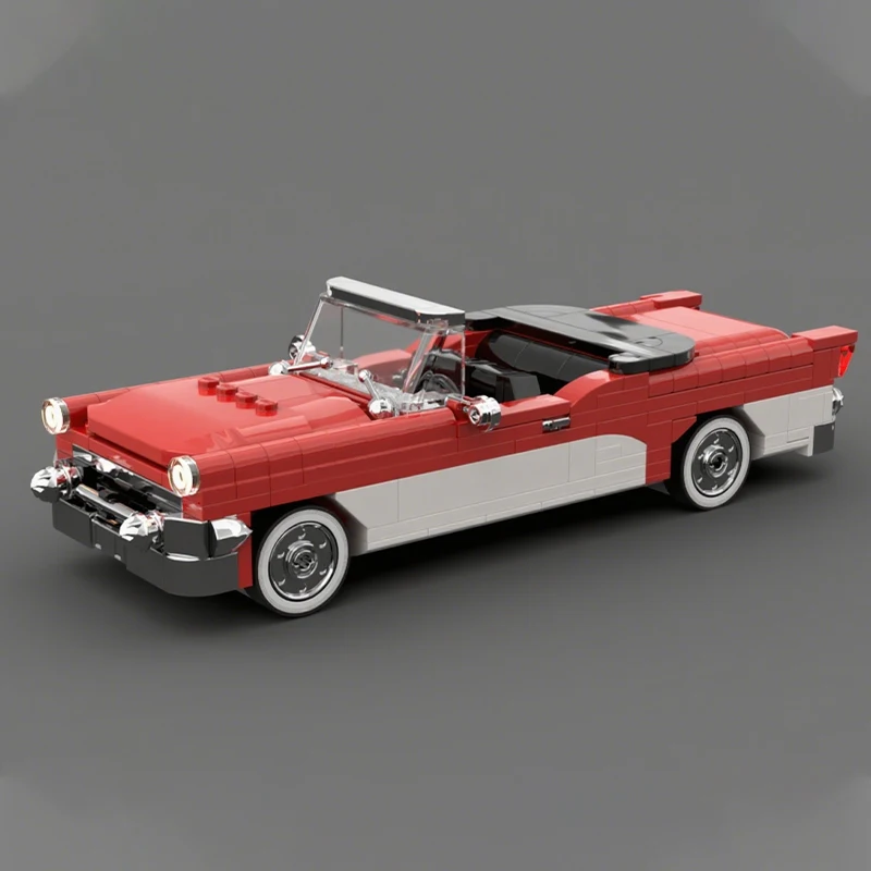 

387 шт. MOC Buick Roadmaster Super 1955 классические строительные блоки Рождественский подарок вдохновляет неограниченный творческий строительный набор