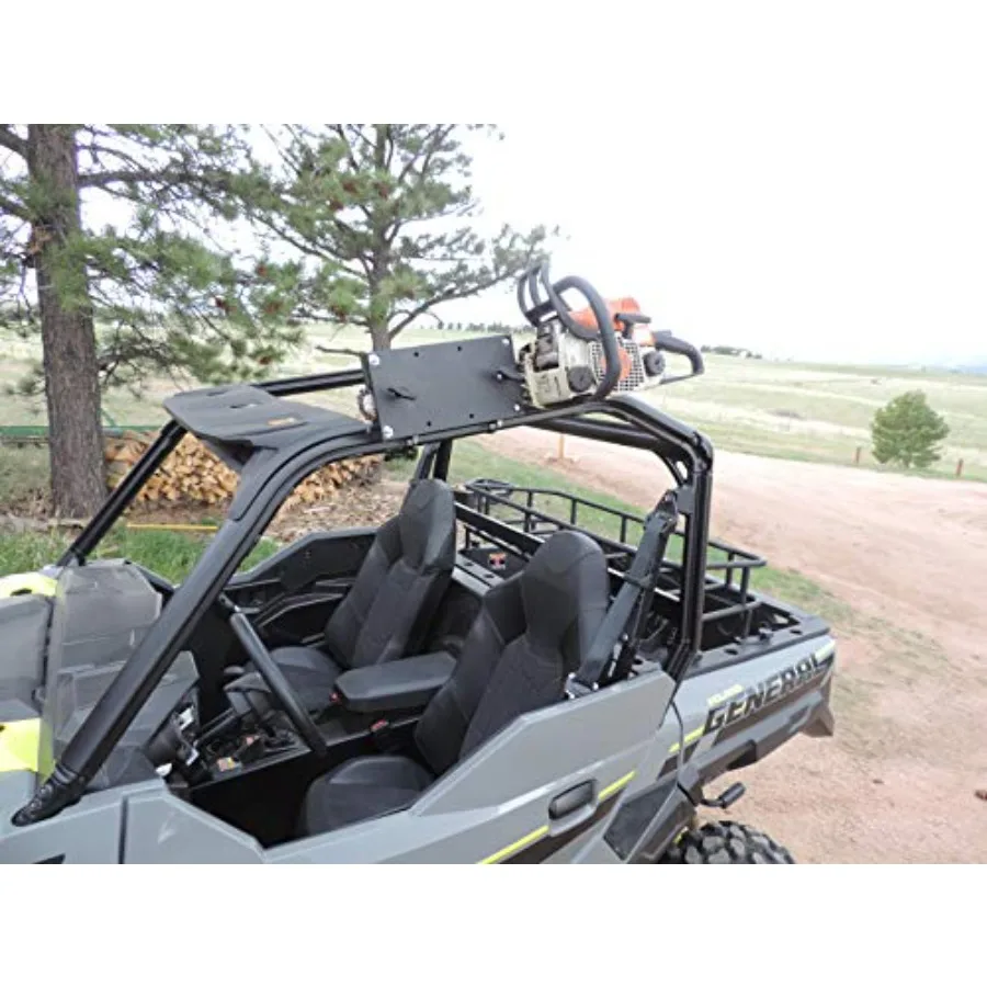 Gaine de tronçonneuse pour CanAm Defender et Commander Trail, barre de sécurité, support de tronçonneuse RCM3012 PF, extérieur sécurisé et pratique