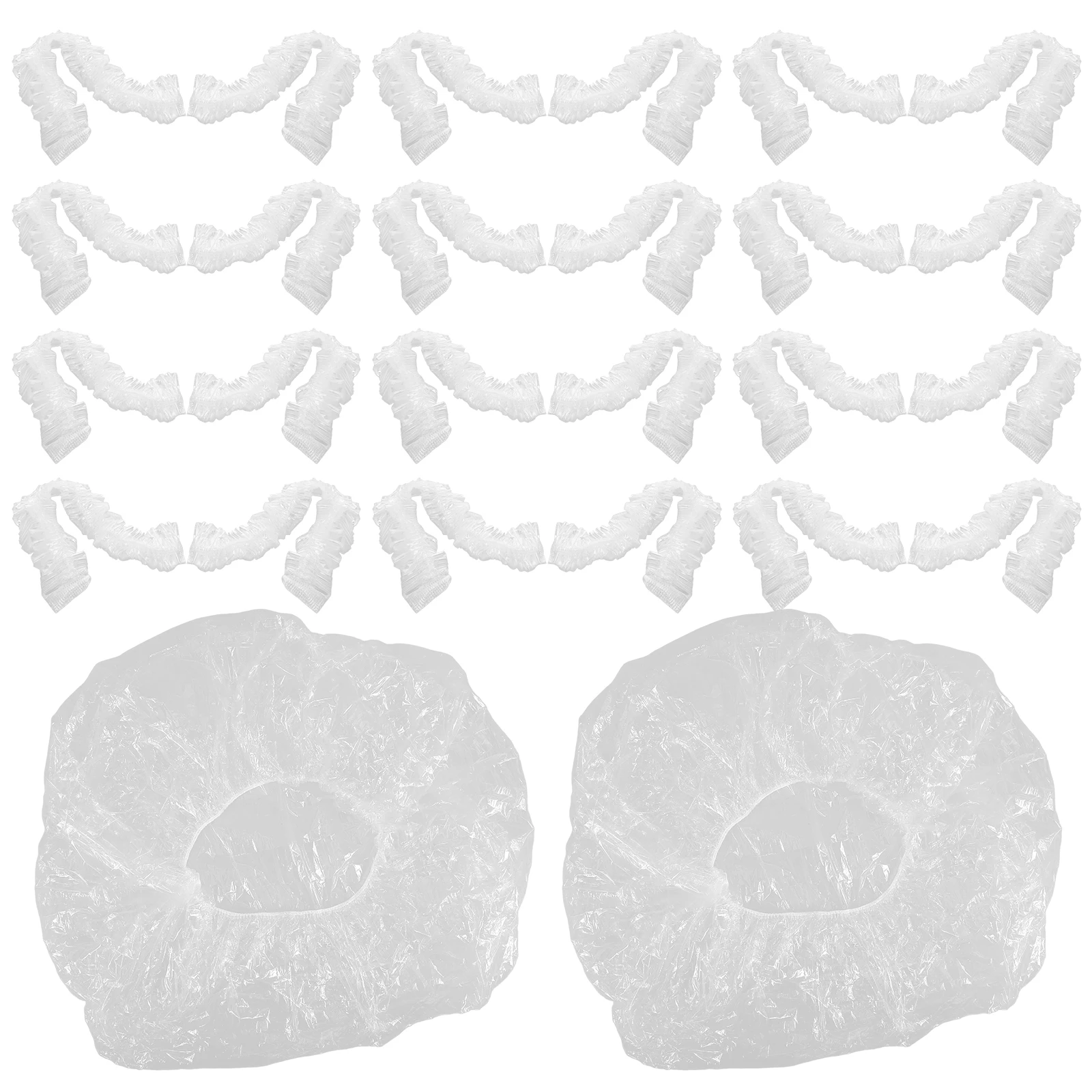 

50pcs Foot Soak Bags Disposable Bath Tub Liners Thick Plastic Film Basin Cover Spa Pedicure Salon Large Capacity
