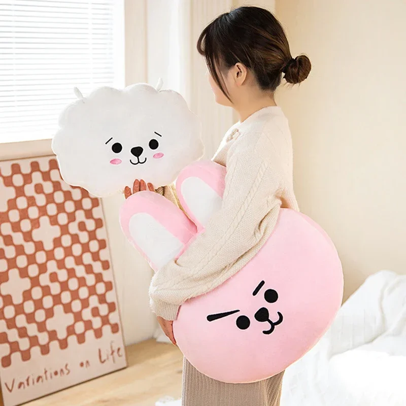 

Animal plush pillow girl, cartoon soft doll, backrest sofa decoration, 35/50cm Kawaii toy for Valentine Day Birthday Gift