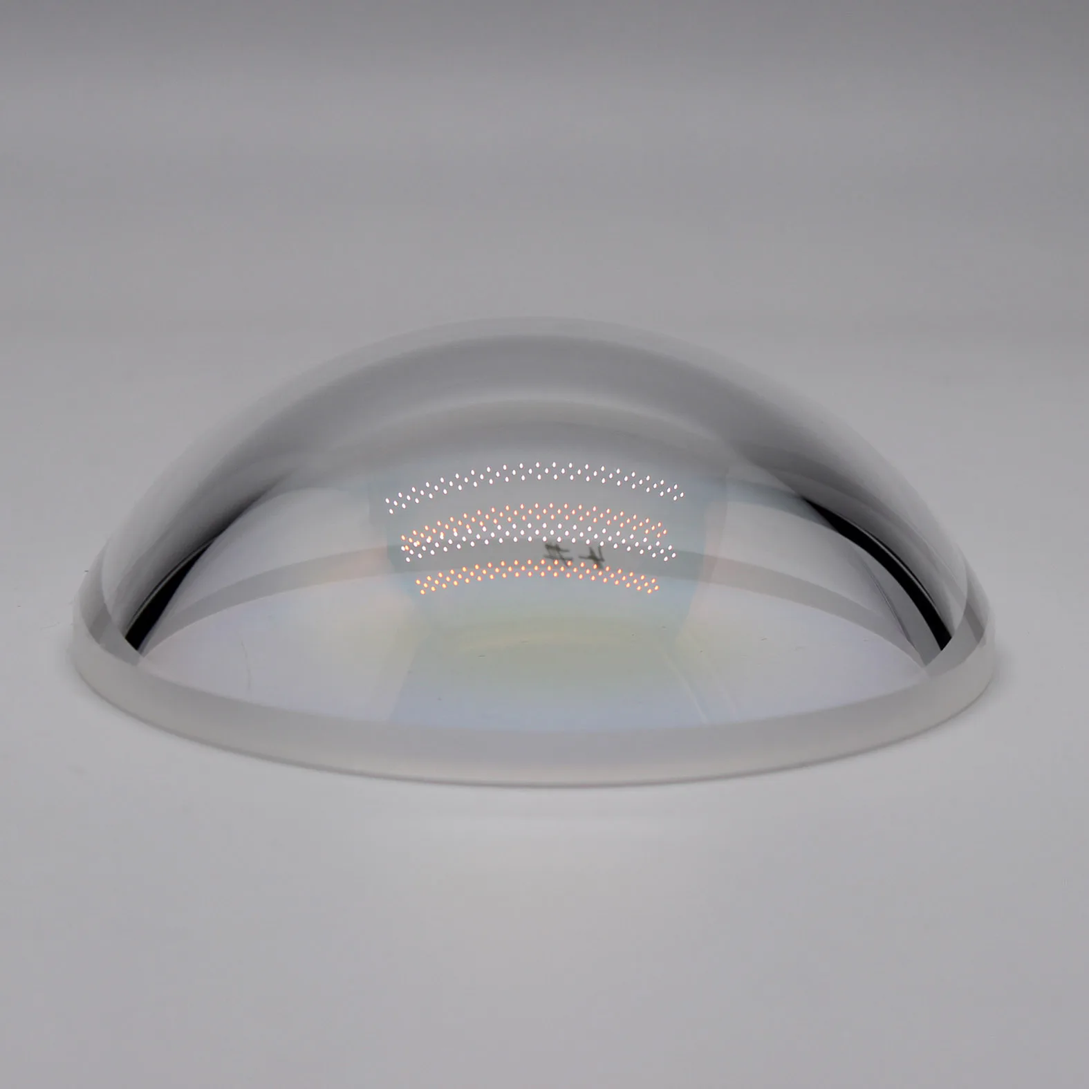VY Optics Good Quality Sapphire K9 JGS1 Glass Anti-Reflective Coated Hyper Hemispherical Dome Lens for Underwater Camera