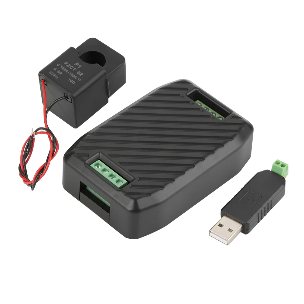 متعددة الوظائف متر فولت أمبير تستر AC80-260V 100A PZEM-016 السلام عادلة الجهد الحالي عامل الطاقة تردد الطاقة تستر أدوات