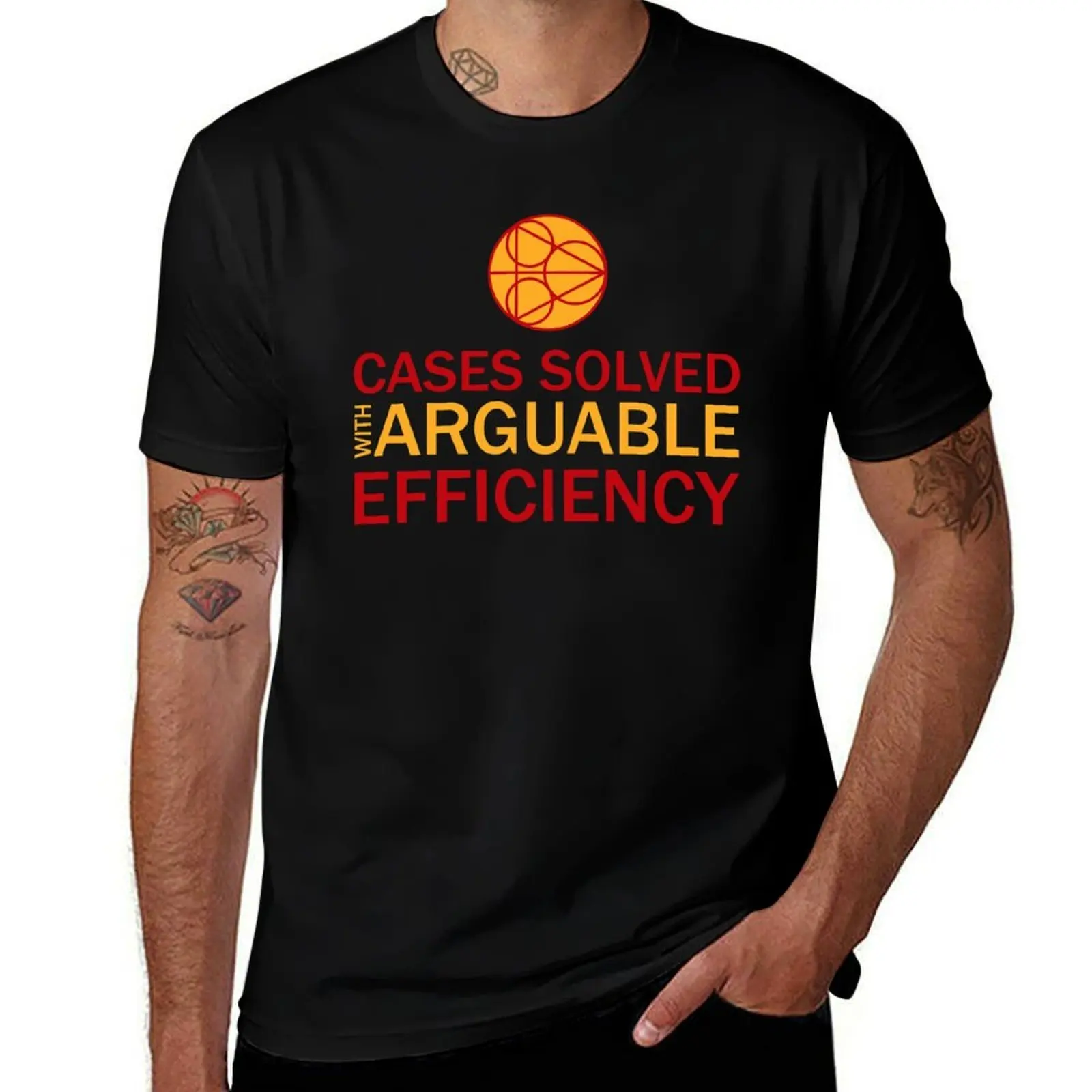 

Cases Solved with Arguable Efficiency - Dirk Gently T-Shirt t shirts for man cotton funny man t shirts graphic T-shirt