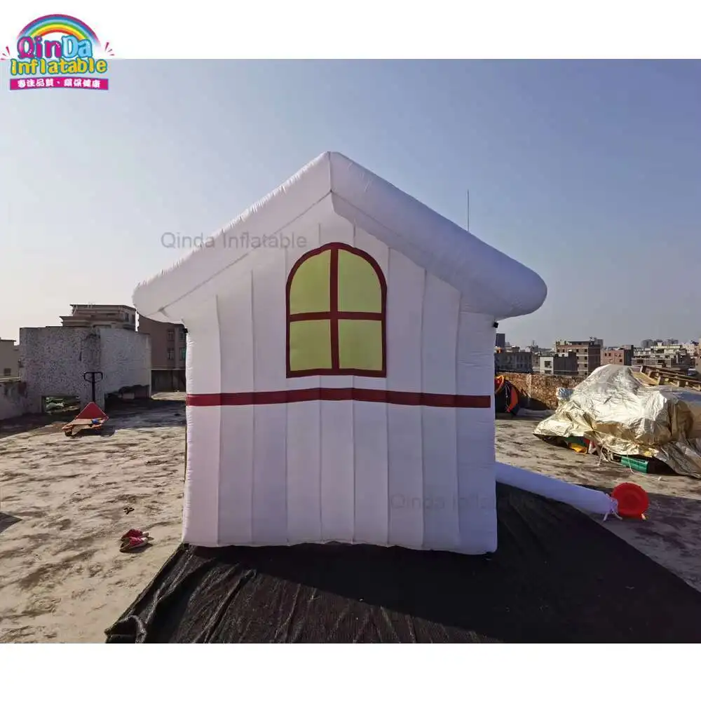 Outdoor Advertising Ornaments Inflatable Santa Claus Tent Inflatable Christmas House