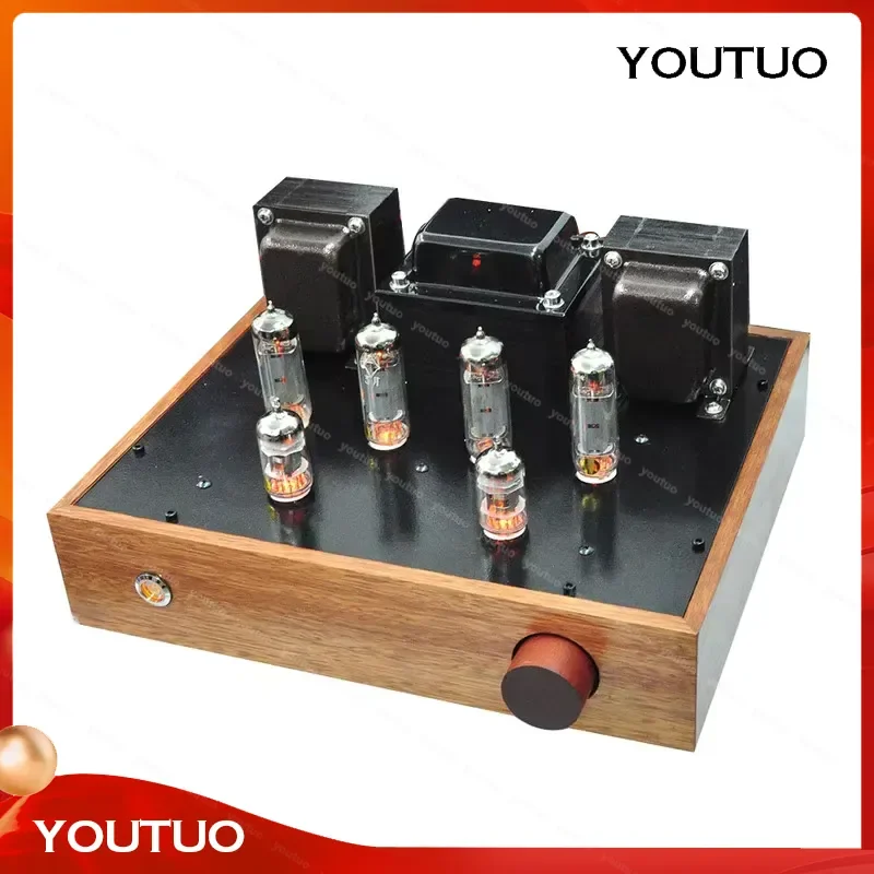 Professional Push Pull EL84 Tube Amplifier for Home Audio System High Fidelity Sound Quality Vintage Style Design Compact