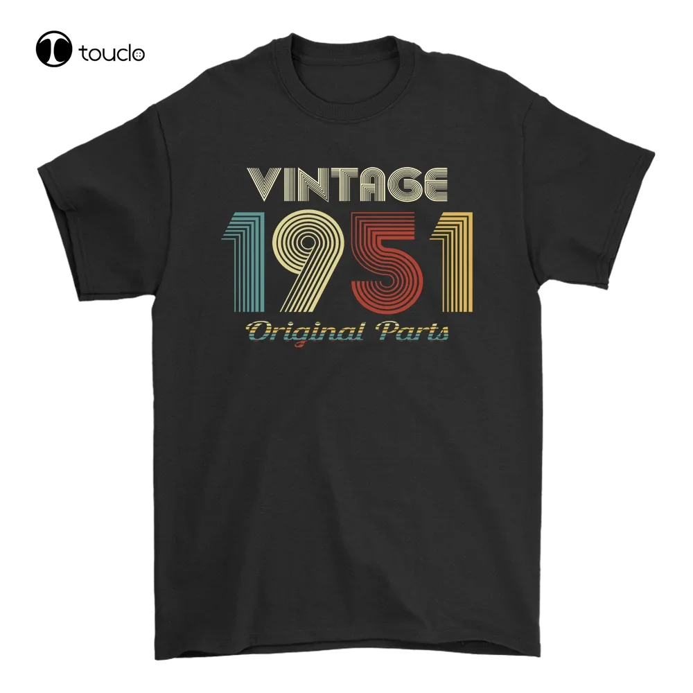 

Vintage Retro Original Parts Made In1951 Tee Birthday Gift 70 Years Old T-Shirt Tee Shirt unisex