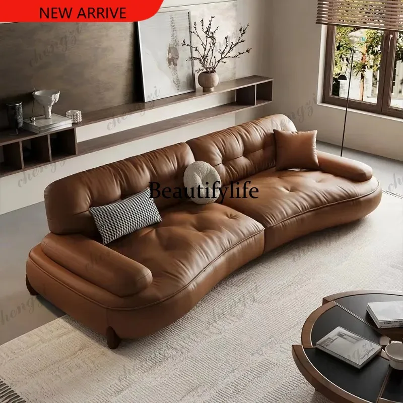 X173 Brown European Living Room Sofa High Back Design Modern Nordic Living Room Sofas Lounges Luxury Salas Comprimidas Home Furn