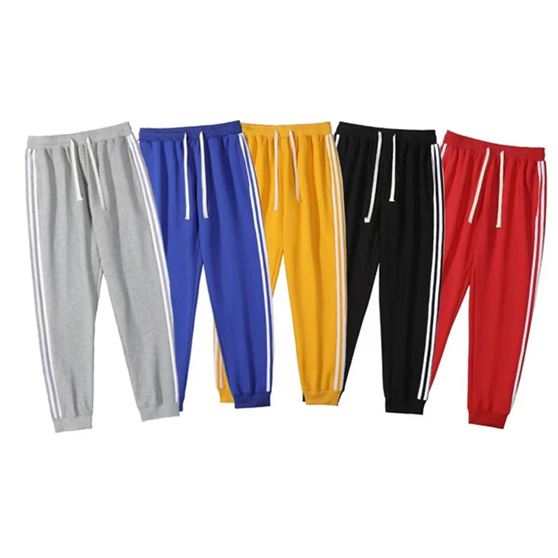 

Casual Striped Jogger Long Pants Men Sweatpants Men Fitness Street Hip hop Pant Running Workout Basketball Summer Sports Trouser